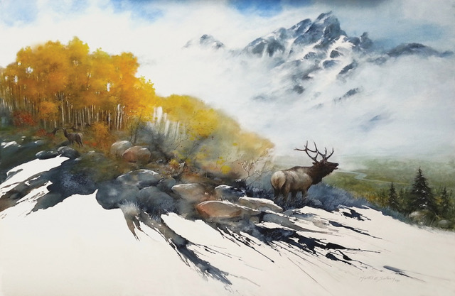 Western art wildlife paintings