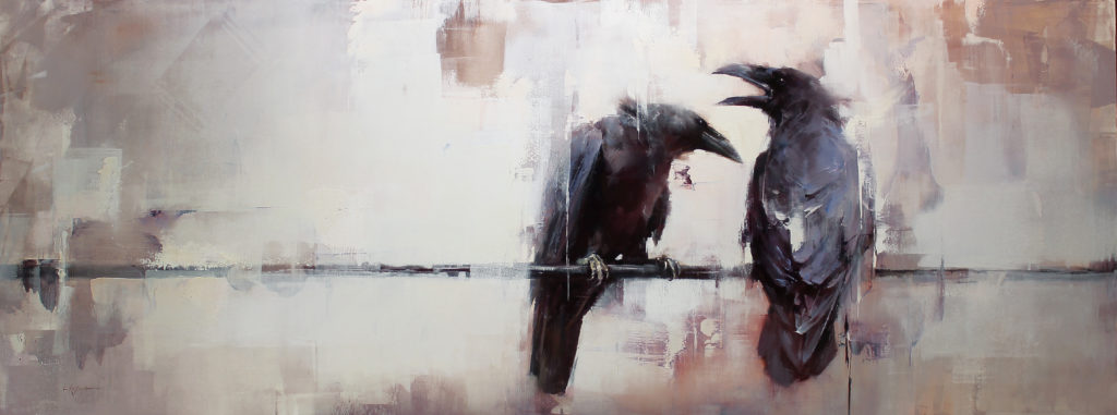 Collecting art - oil paintings of birds