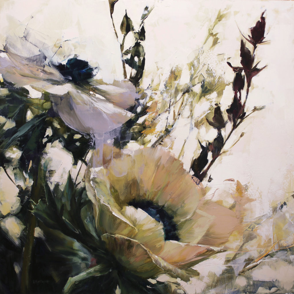 Art collecting - floral paintings