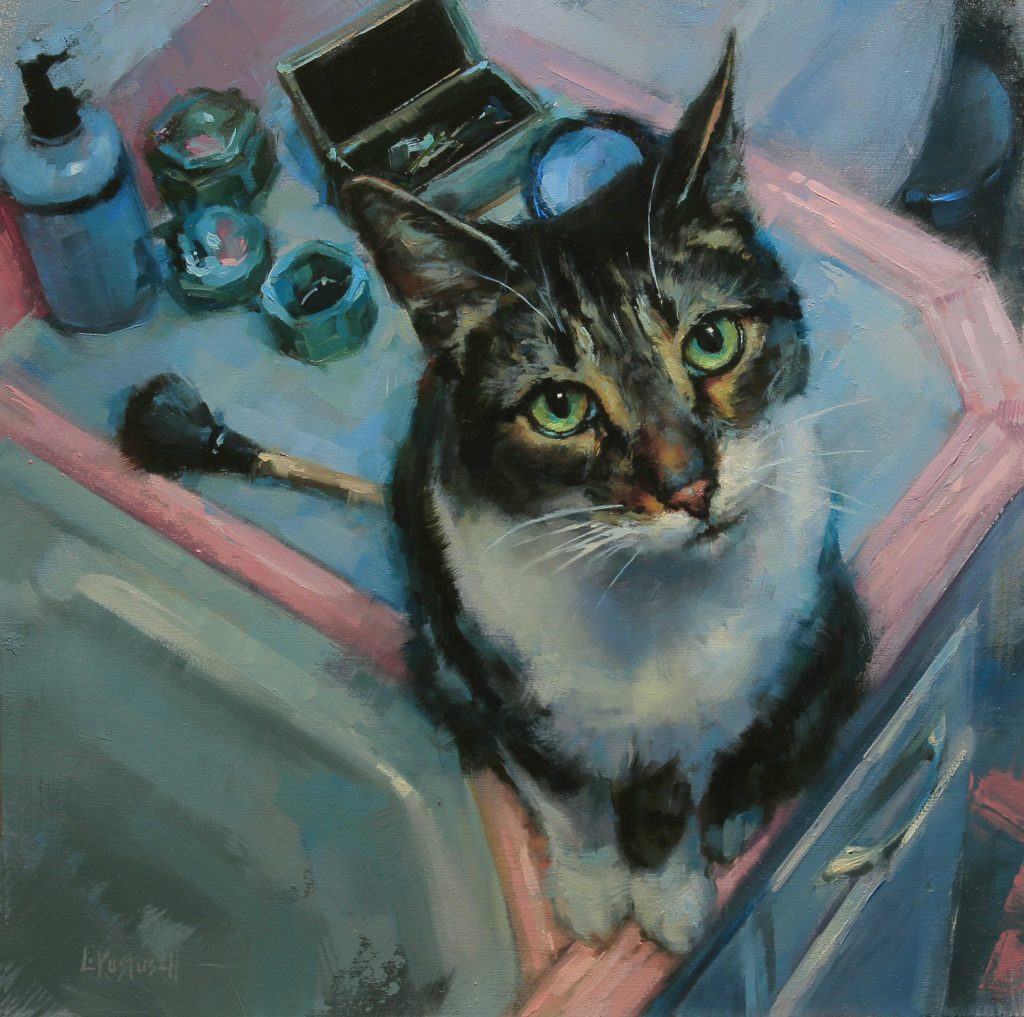 Art collecting - paintings of cats
