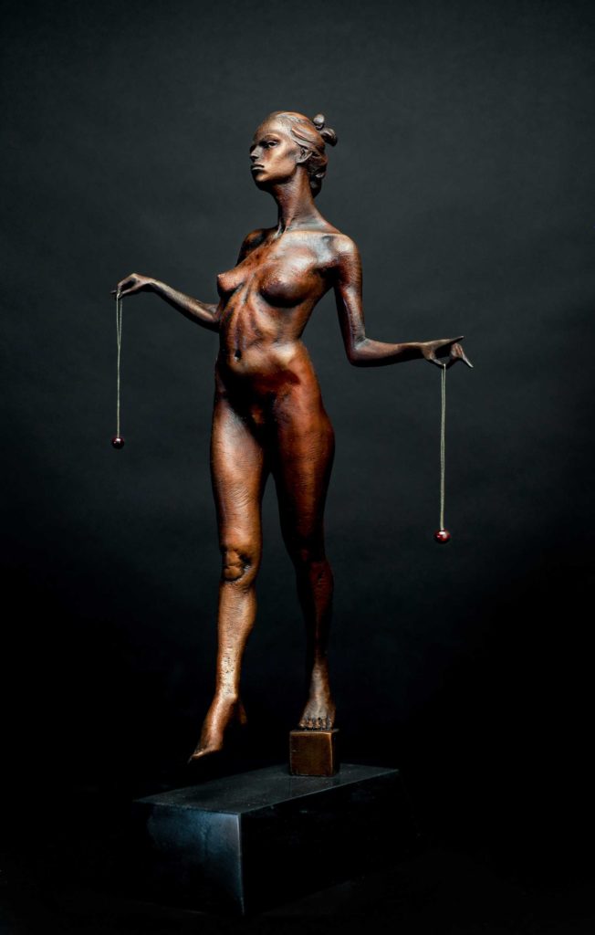 Figurative art bronze sculptures