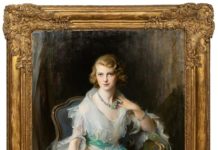 Centerpiece Lot by Philip de László Sells for Six Figures "The Honourable Mrs. Philip Leyland Kindersley, nee Oonagh Guinness, later Lady Oranmore and Browne"