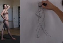 Happening Now: Realism Live Realism Live - drawing for beginners - Erin Meads figure sketch A