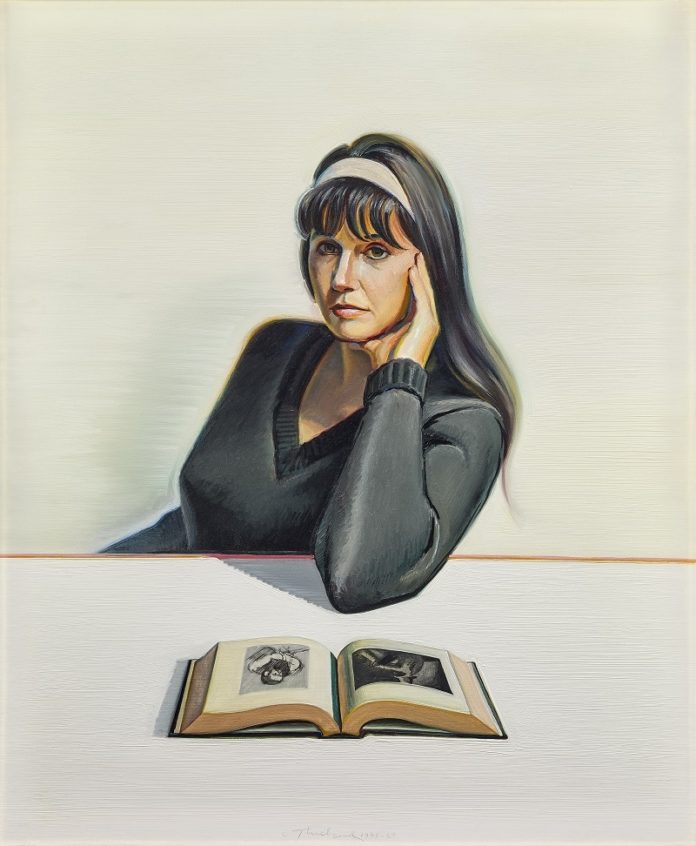 Wayne Thiebaud paintings - Betty Jean Thiebaud and Book