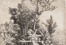 Auction: Old Master Through Modern Prints art auctions - Albrecht Durer engraving - Hercules