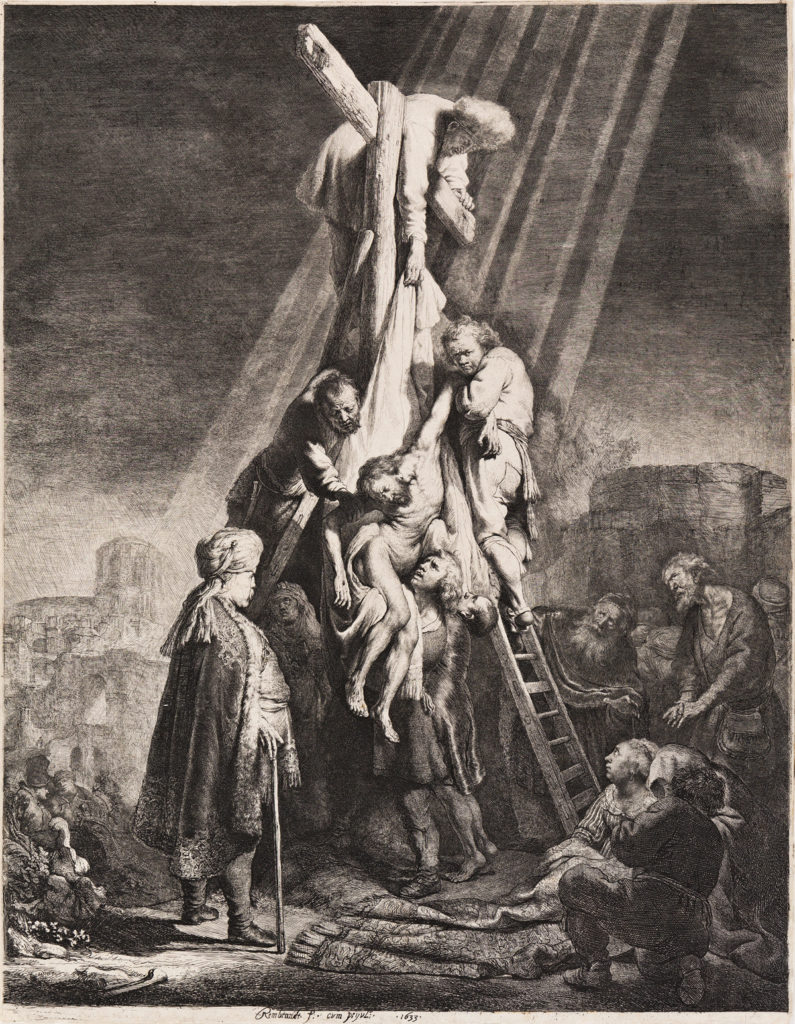 art auctions - Rembrandt van Rijn - Descent from the Cross