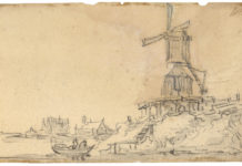 An Intimate Look at Jan van Goyen’s Sketchbook Jan van Goyen drawings - windmill