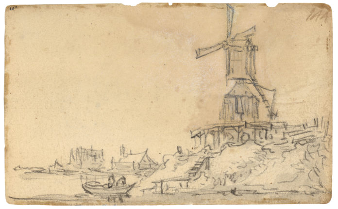 Jan van Goyen drawings - windmill