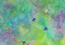 Global Garden: Oil Paintings, Etchings, and Drawings “Marvelous S” 2019; Oil on Panel; 40 x 30 inches