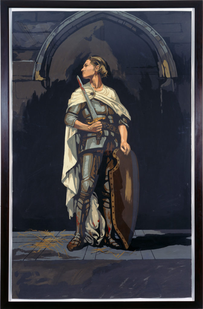 "Saint Joan of Arc" painting