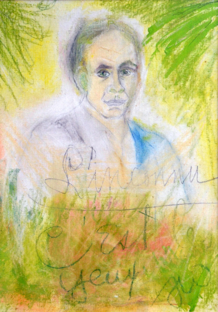 Portrait painting by Tennessee Williams