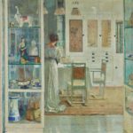 Carl Moll Painting Makes First Appearance at Auction "Weißes Interieur" (White Interior)