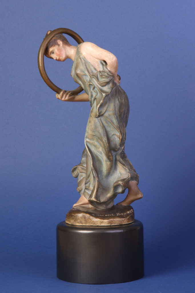 Jean-Léon Gérôme, "The Hoop Dancer," sculpture