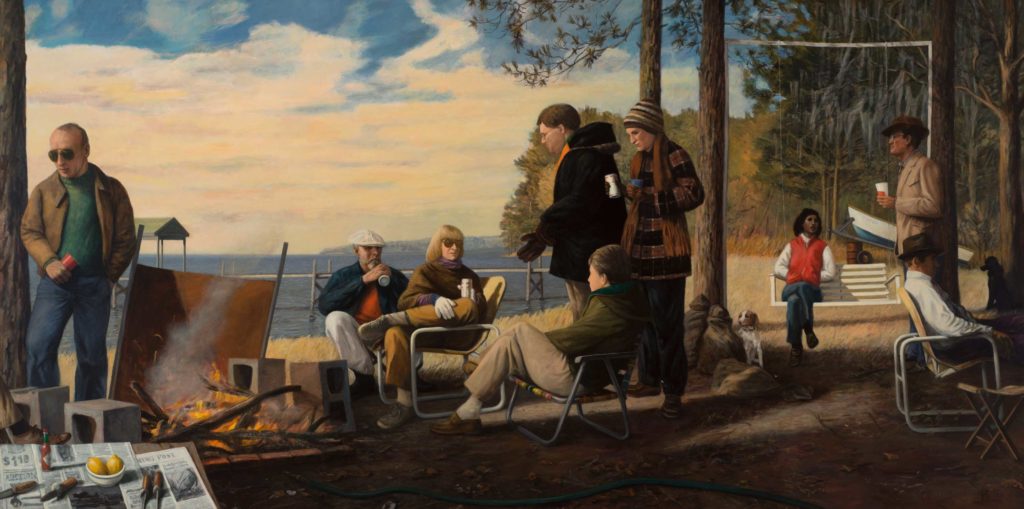 “Oyster Roast,” 1985-86, by Manning Williams