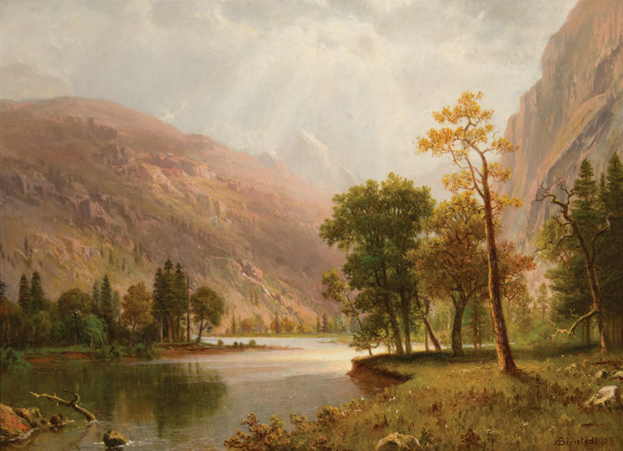Bierstadt landscape painting