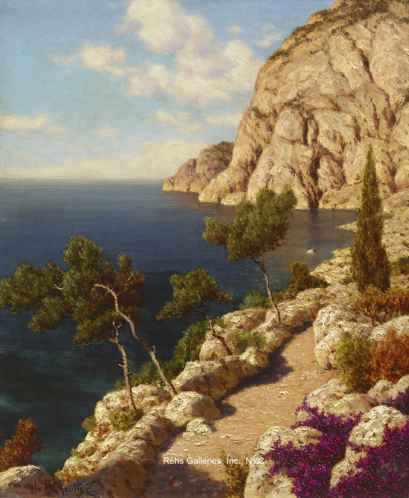 Painting of the island of capri