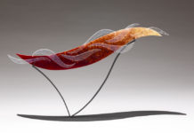 Featured Artwork: Denise Bohart Brown kiln-formed glass creation