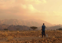 From Mountains to Museum in the Middle East Matt Ryder, plein air painting in the mountains of the UAE