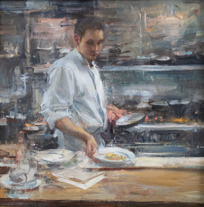 Painting of a Chef