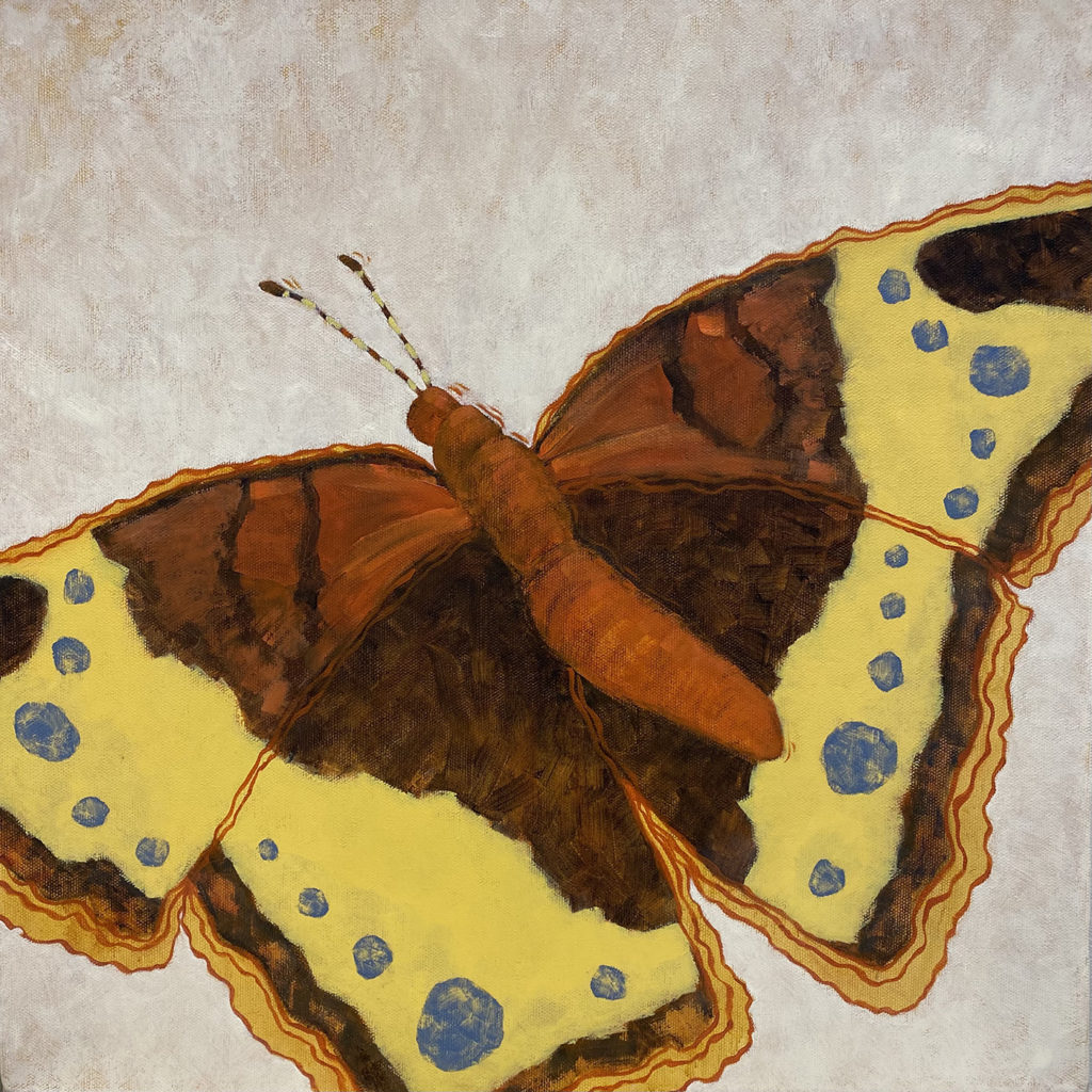 Wildlife painting of a butterfly
