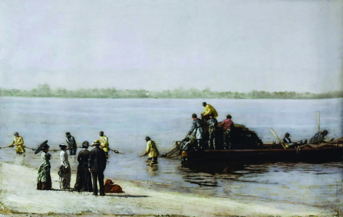 "Shad Fishing at Gloucester," 1881, oil on canvas, Philadelphia Museum of Art