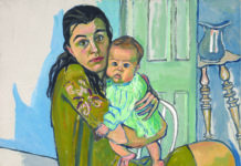 Connecting Across Time Alice Neel - Nancy and Olivia oil painting