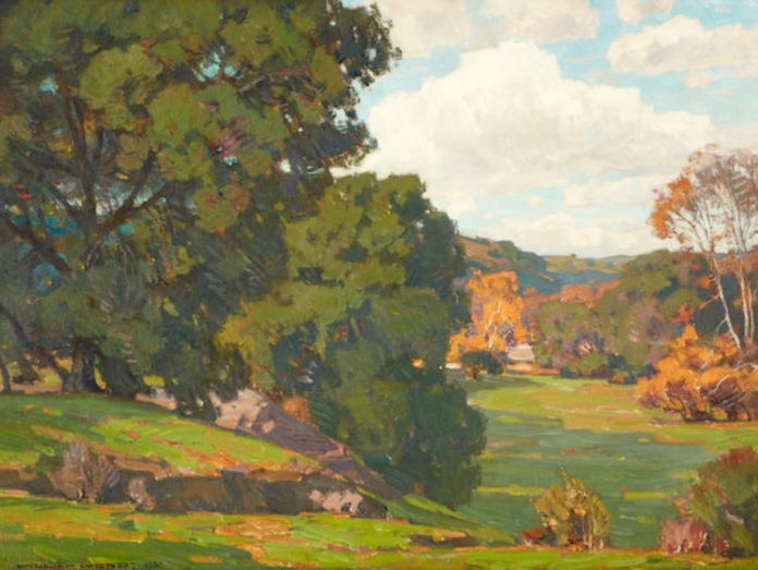 Landscape painting by William Wendt