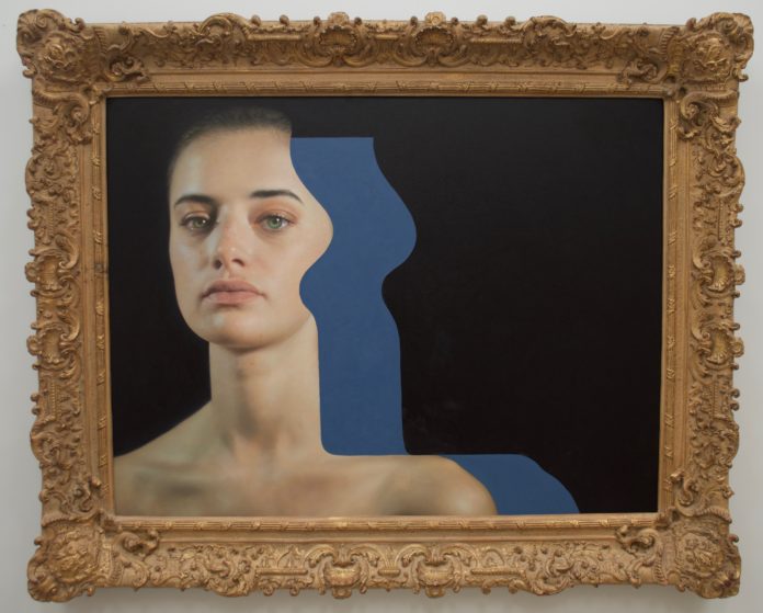 Ross Rossin, “Sophia,” 2020, oil on canvas, 38 x 50”
