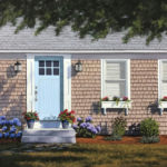 Featured Artwork: Lisa Cunningham Pastel painting of a Cape Cod cottage