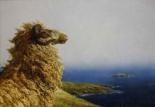 Betsy’s Gift: The Works of N.C., Andrew, and Jamie Wyeth Jamie Wyeth paintings - Islander