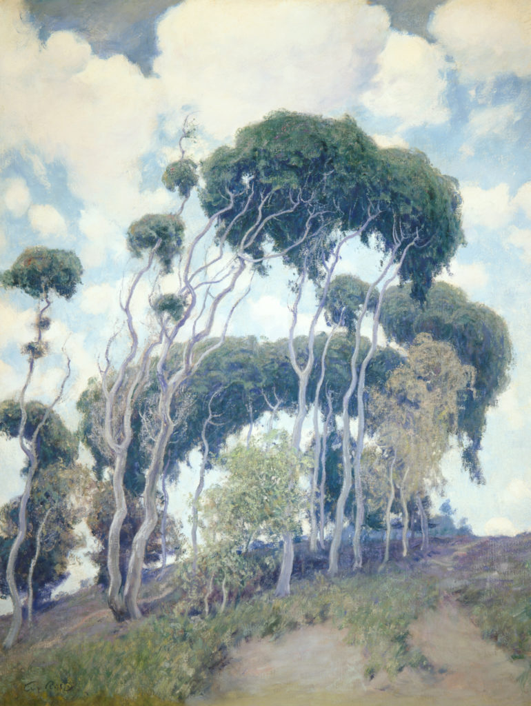 Guy Rose, "Laguna Eucalyptus" painting