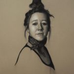Letting Us In Portrait drawing
