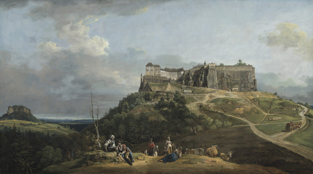 Bernardo Bellotto (1722–1780), “The Fortress of Königstein from the North-West"