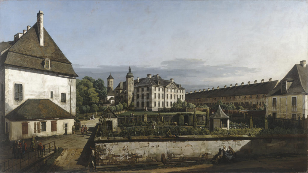 Bernardo Bellotto (1722–1780), “The Fortress of Königstein: Courtyard with the Brunnenhaus"
