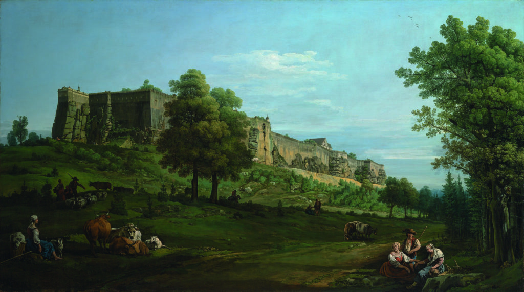 Bernardo Bellotto (1722–1780), “The Fortress of Königstein from the South-West"