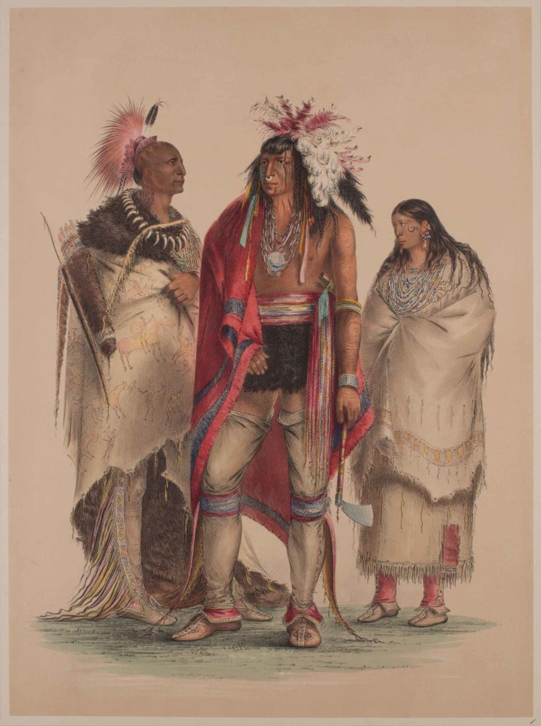 Painting of North American Indians