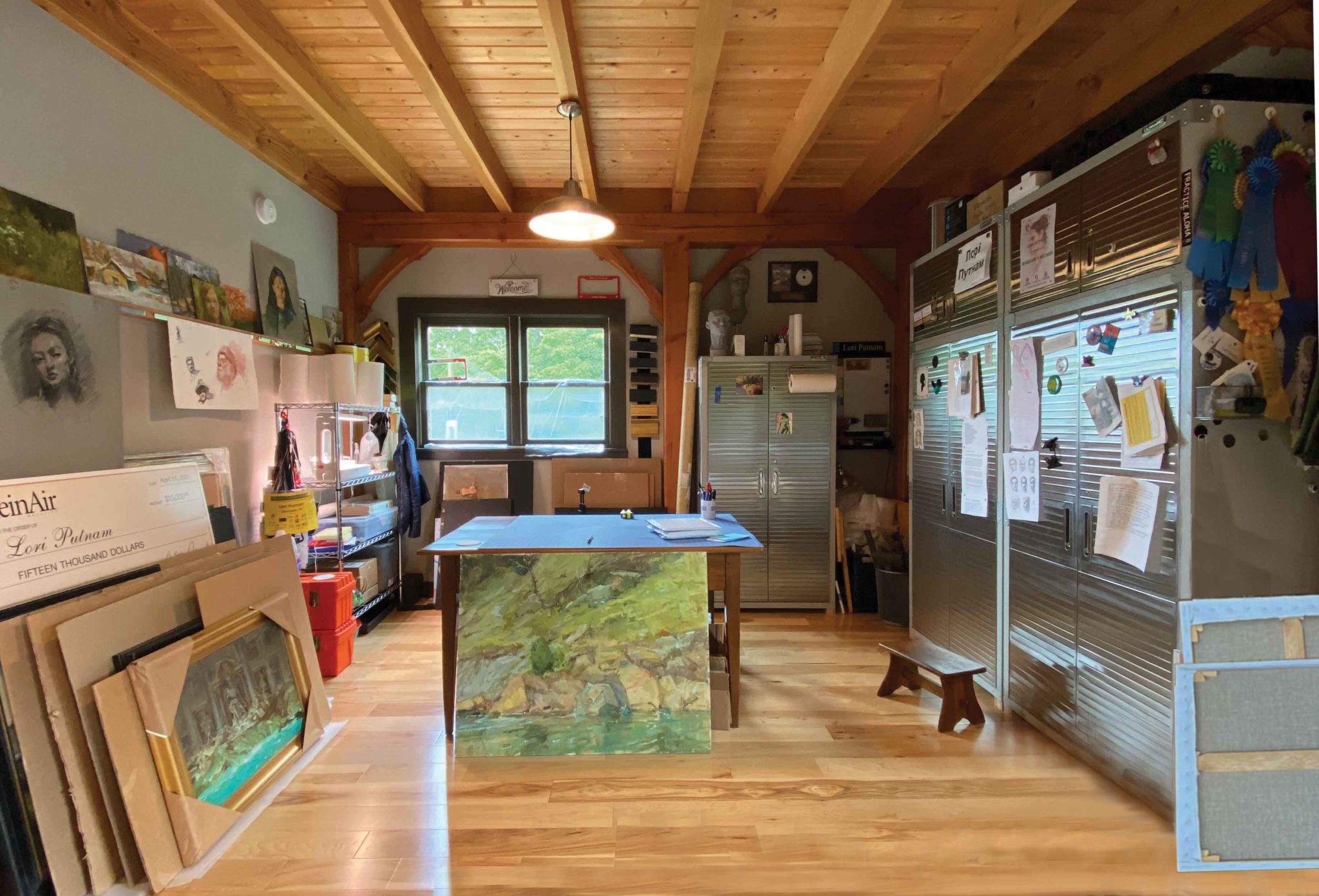 Priorities Her Home is in Her Art Studio Fine Art Connoisseur