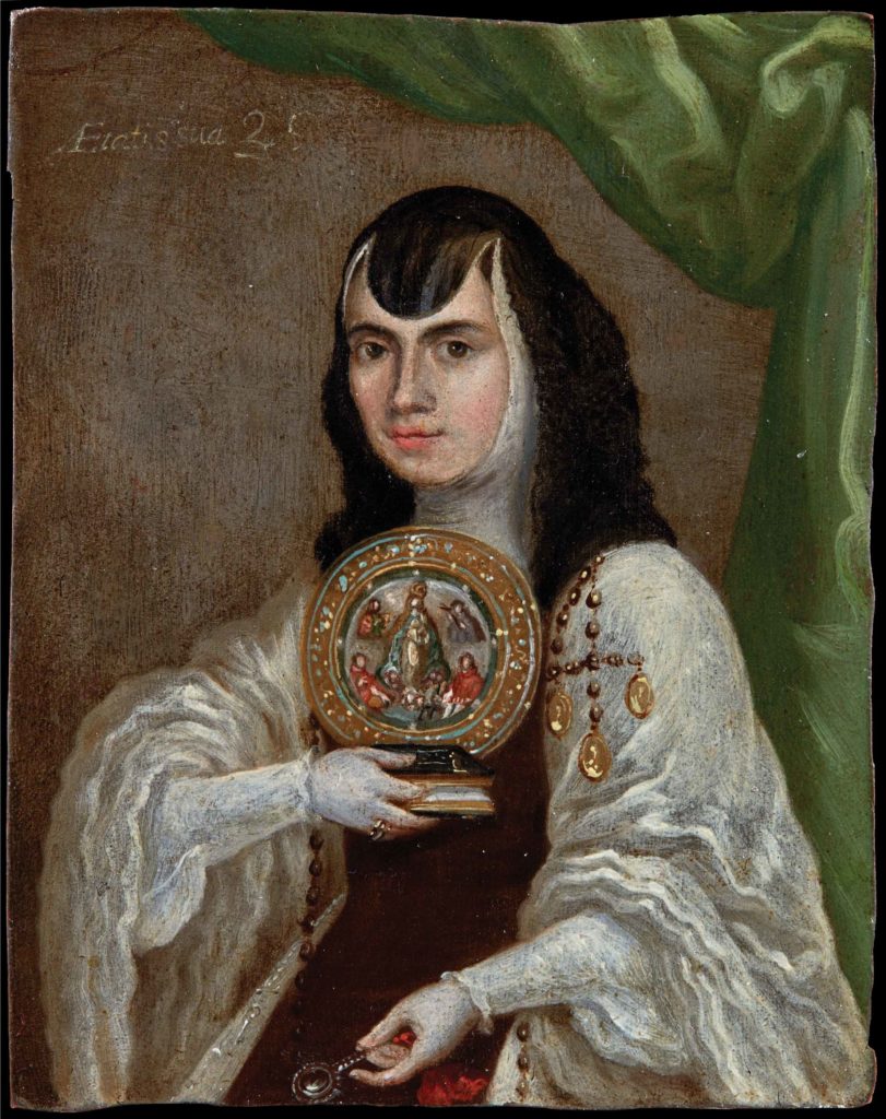 Anonymous (Mexico), "A First Portrait of Sor (Sister) Juana Inés de la Cruz at the Age of 25"