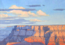 Featured Artwork: Susie Hyer presented by the Grand Canyon Celebration of Art Oil painting of the Grand Canyon