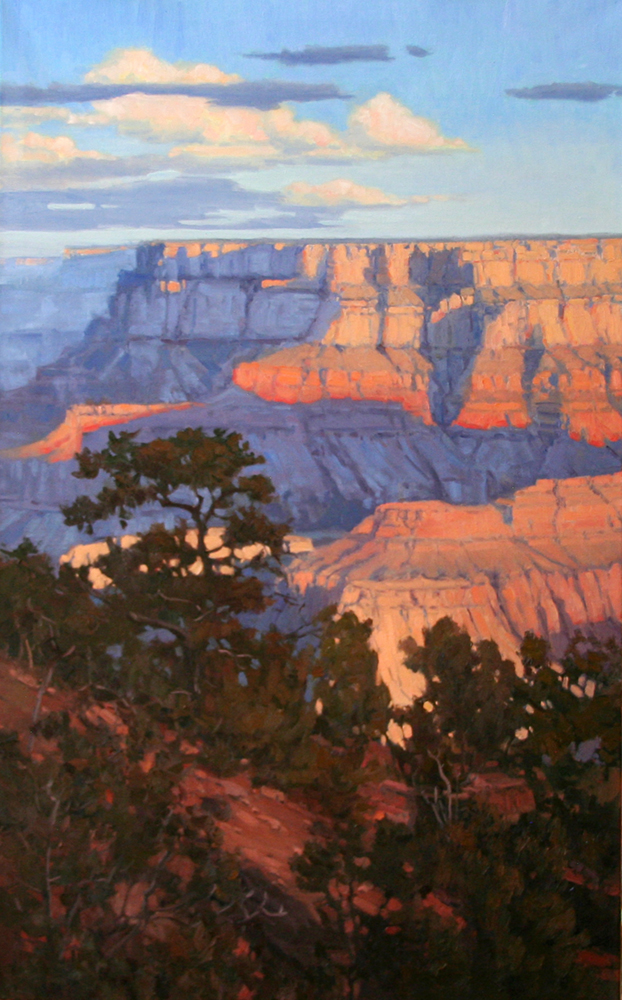 Oil painting of the Grand Canyon