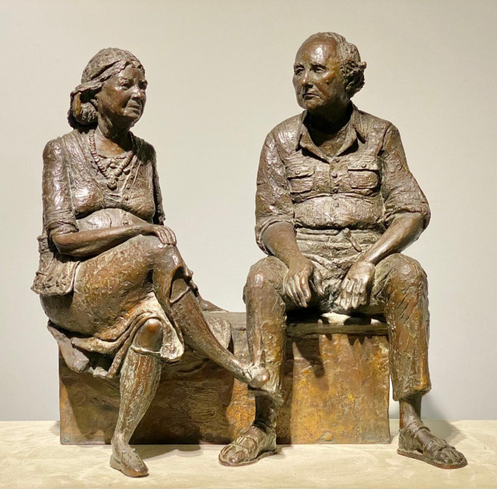 Figurative sculpture by Rhoda Sherbell