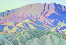 Up for Grabs: Online Art Auction to Benefit Museum Art Auction > “Untitled (Near Fillmore)” by Gail Pidduck, 2020, Oil on board, 32 x 32 inches.