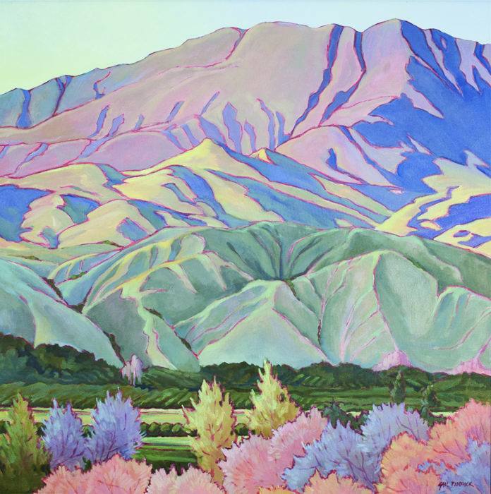 Art Auction > “Untitled (Near Fillmore)” by Gail Pidduck, 2020, Oil on board, 32 x 32 inches.