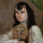Discovering Viceregal Latin American Treasures Detail of "A First Portrait of Sor (Sister) Juana Inés de la Cruz at the Age of 25"