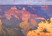 Featured Artwork: Kadin Goldberg presented by the Grand Canyon Celebration of Art Oil painting of the Grand Canyon
