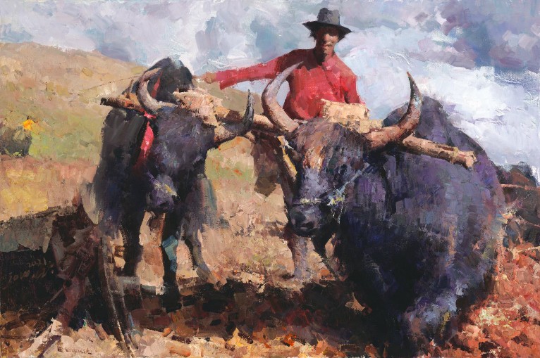Best of Show: "The Man who Herded the Hairy Cow" by Jove Wang