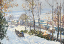 Treasures from the Daywood Art Collection Edward Willis, "Redfield Road and Rivers," from the Daywood art collection