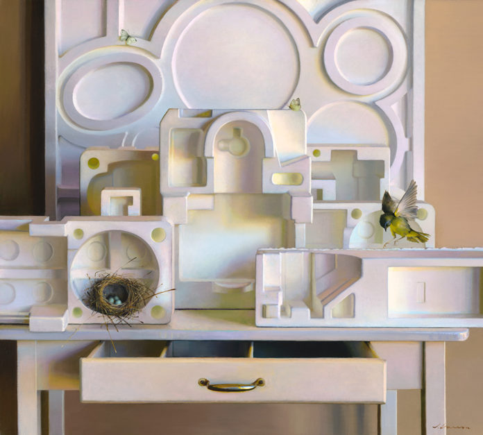Jeffrey T. Larson, "Life Wing," 40 x 36 in.