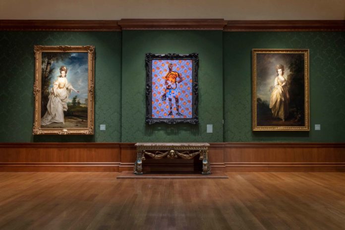 Installation view in the Thornton Portrait Gallery at The Huntington