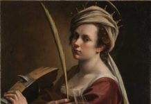 Artemisia Gentileschi and Women Artists in Italy Artemisia Gentileschi (1593–1654 or later), Self-Portrait as Saint Catherine of Alexandria, c. 1615–17, oil on canvas, 28 1/4 x 27 1/4 in., National Gallery, London